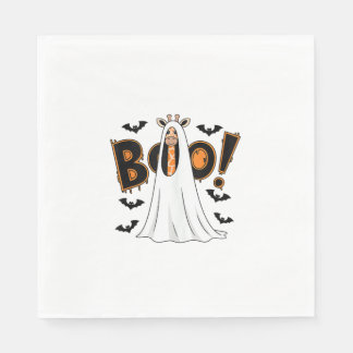 Cute Giraffe Boo Halloween Costume Zoo Lover _3 Napkin