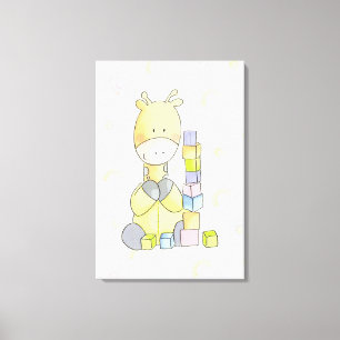 Cute Giraffe Canvas Print
