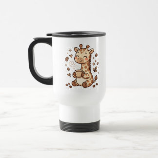 Cute Giraffe Coffee Travel Mug