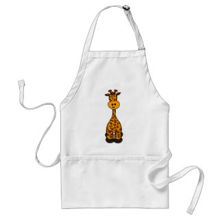 Cute Giraffe Design Standard Apron