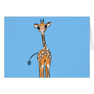 Cute Giraffe drawing, safari animals