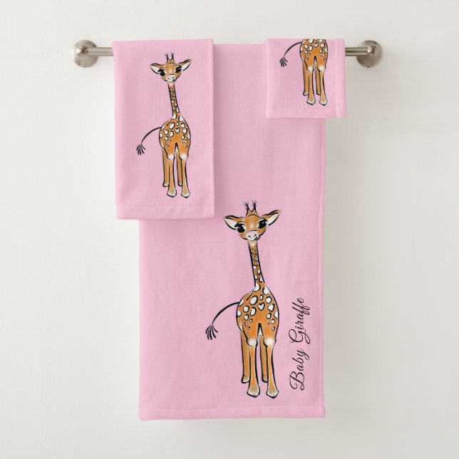 Cute Giraffe drawing, safari animals (En situation)