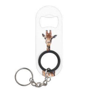 Cute giraffe face mini bottle opener