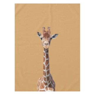 Cute giraffe face tablecloth
