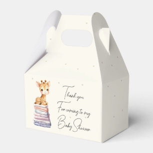 Cute giraffe favor box