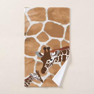 Cute Giraffe Hand Towel