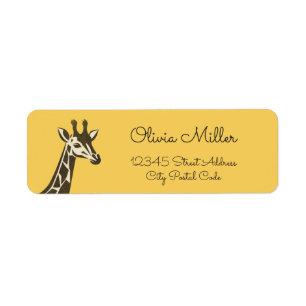 Cute giraffe head decoration