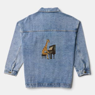 Cute Giraffe Jouer Piano Giraffes Musicien Musique