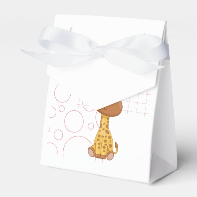 Cute Giraffe-Kawaii collection Favor Box (Front Side)