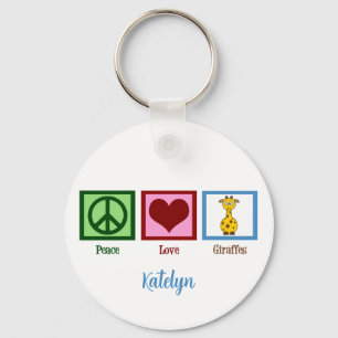 Cute Giraffe Keychain