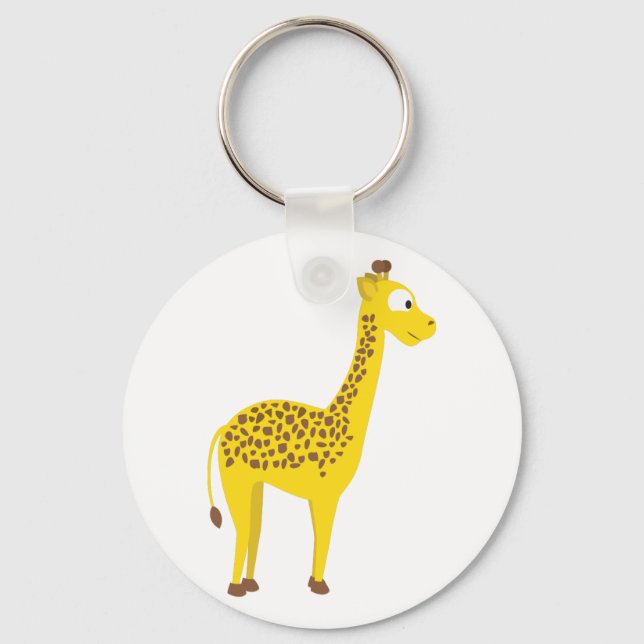 Cute Giraffe Keychain (Front)