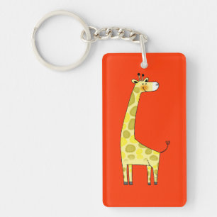 Cute giraffe keychain