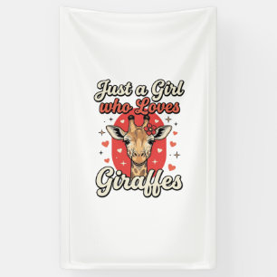 Cute Giraffe Lover Vintage Girl Shirt Design_1 Banner