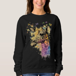 Cute Giraffe Men Women Kids 1 Sweatshirt