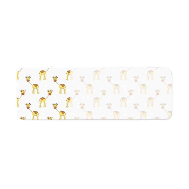 Cute Giraffe Motif. (Devant)