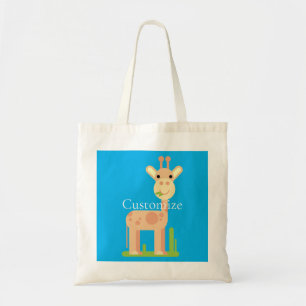 Cute Giraffe Munching  Thunder_Cove Tote Bag