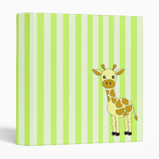 Cute Giraffe Photo Binder / School Binder