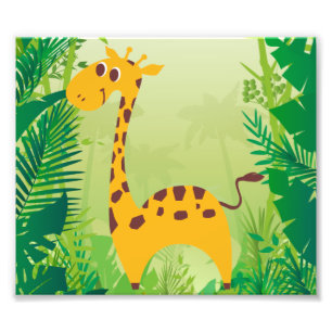 Cute Giraffe Photo Print