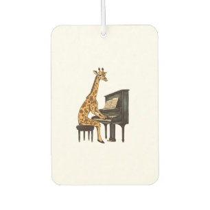 Cute Giraffe Playing Piano Giraffes Musician Music Air Freshener
