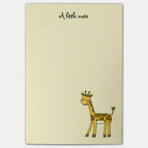 cute giraffe post-it notes