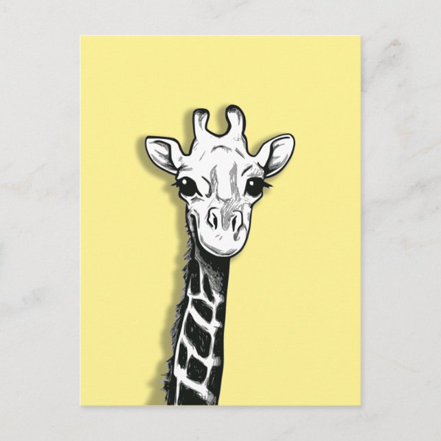 Cute Giraffe Postcard (Front)