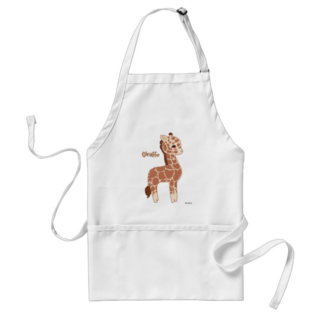 Cute Giraffe Standard Apron (Front)