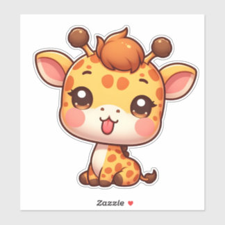 Cute Giraffe Sticking its Tongue