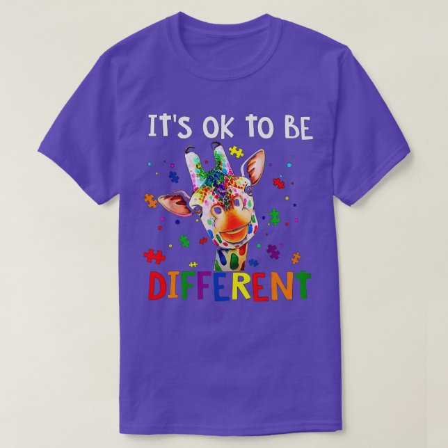 Cute Giraffe  T-Shirt (Design Front)