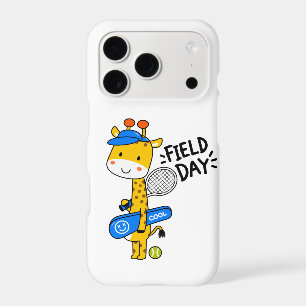 Cute Giraffe Tennis Field Day – Fun Sports Charact