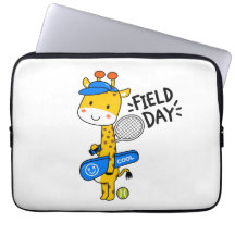 Cute Giraffe Tennis Field Day – Fun Sports Charact