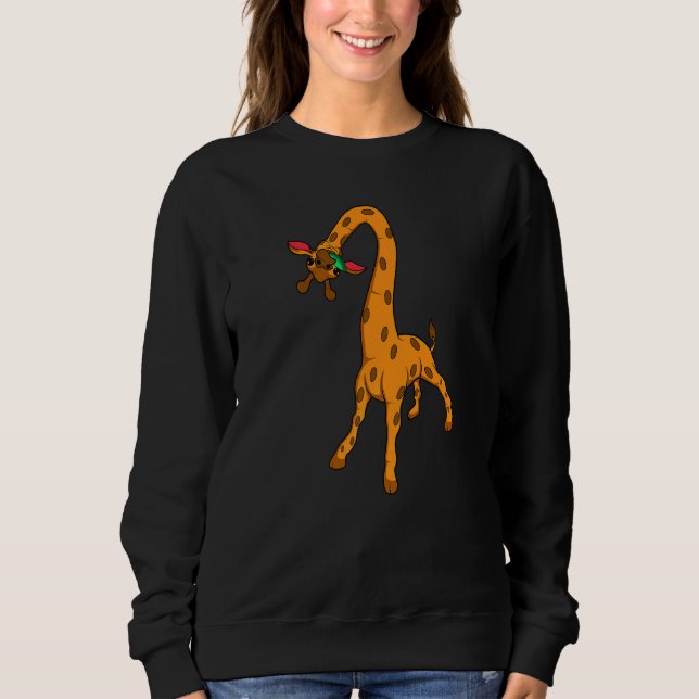 Cute Giraffe Zookeeper   Sweatshirt (Front)