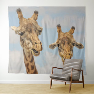 Cute Giraffes Tapestry