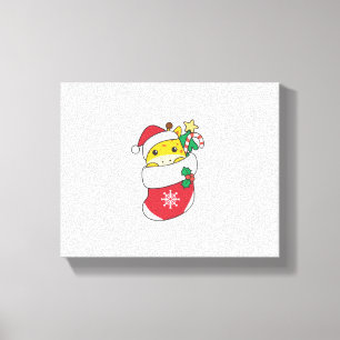 Cute Giraffes Wearing Sunglasses  Canvas Print
