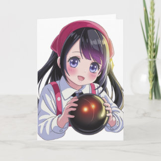 Cute girl card