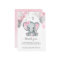 Cute Girl Elephant Balloons Drive By Baby Shower