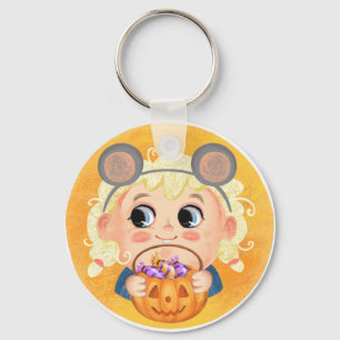 Cute girl in a Mousy Halloween costume  Cake Pops  Keychain