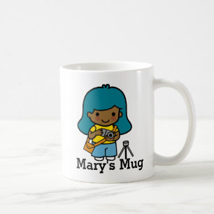 Cute girl Photographer / Photo Journalist Coffee Mug