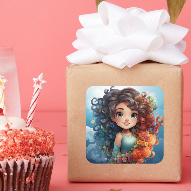 Cute girl sticker (Party)