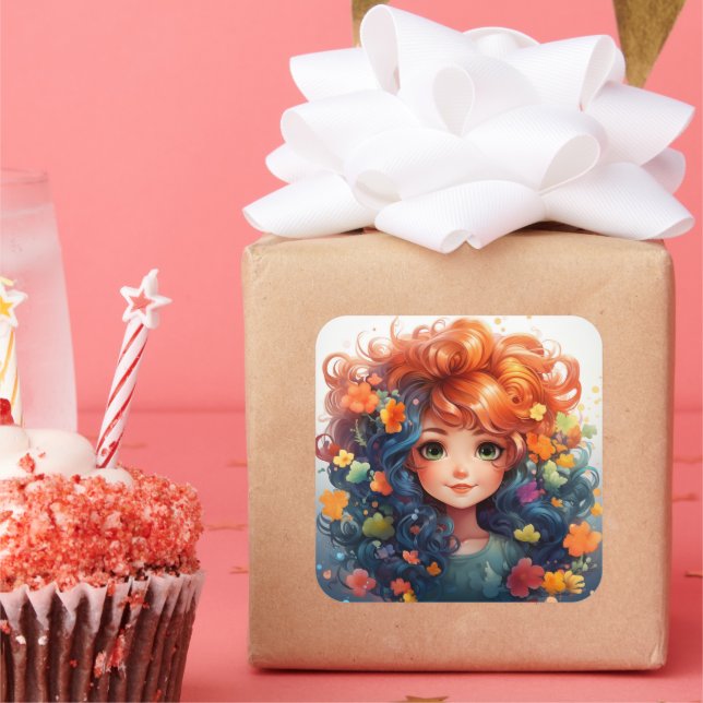 Cute girl sticker (Party)