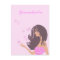 Cute girl with butterflies Postcard