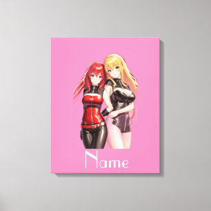Cute Girls Anime Thunder_Cove  Canvas Print