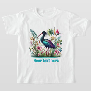 Cute girls bird lovers customizable T-Shirt
