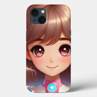 Cute Girl's design iPhone 13 Case