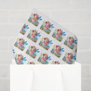 Cute girls fairy lovers customizable tissue paper