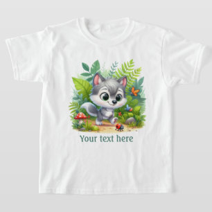 Cute girls fox lovers customizable T-Shirt