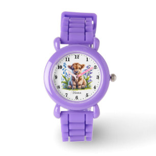 Cute girls Highland cow add name  Watch