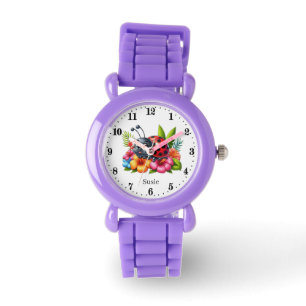 Cute girls ladybug lovers add name watch