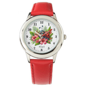 Cute girls ladybug lovers add name  watch
