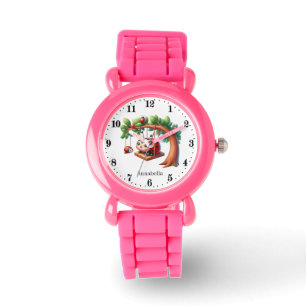 Cute girls ladybug lovers add name  watch