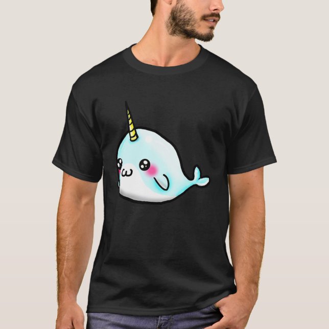 Cute Girls   Narwhal T-Shirt (Front)